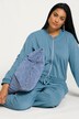 Loungewear-Jumpsuit, Oversized, V-Ausschnitt, Langarm