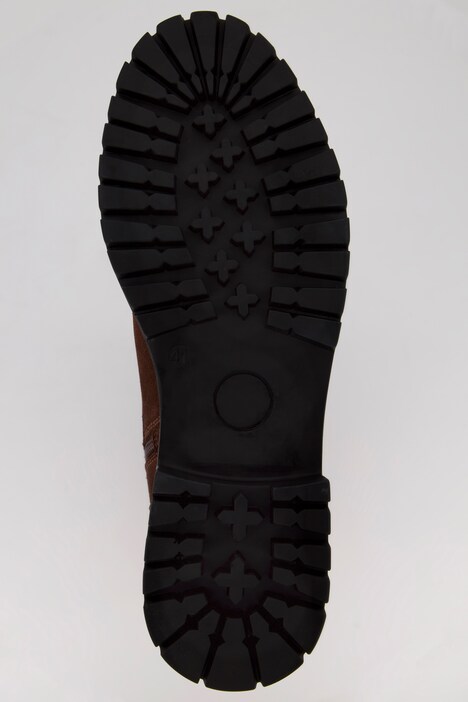 Inserts De Fermeture éclair Pour Bottes En Cuir - 2 Pièces Marron, Remplace Les Lacets, 6 œillets, 13,2x5,4 Cm