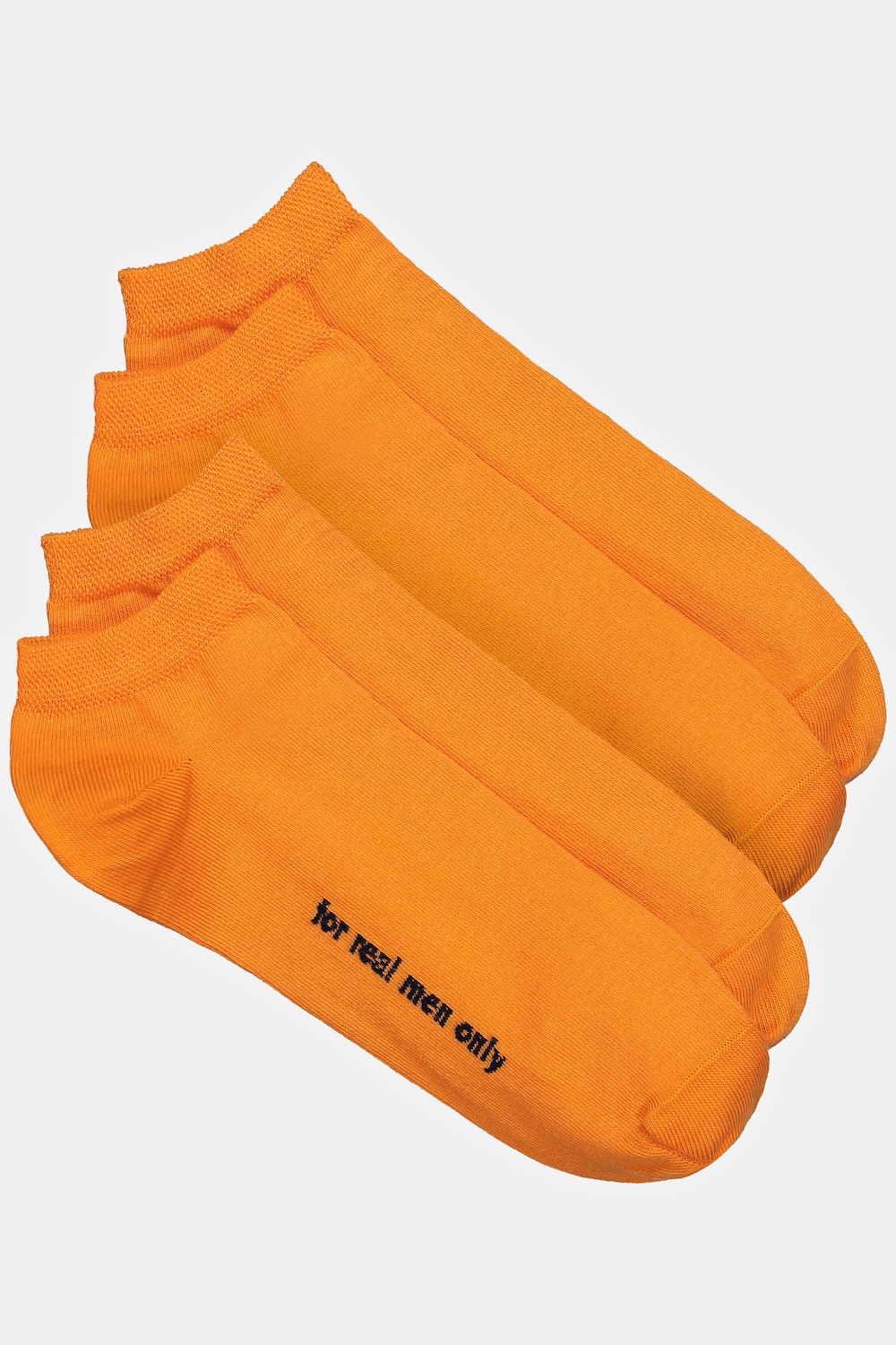 grandes tailles chaussettes pour sneakers, hommes, orange, taille: 51-53, coton/fibres synthétiques, jp1880