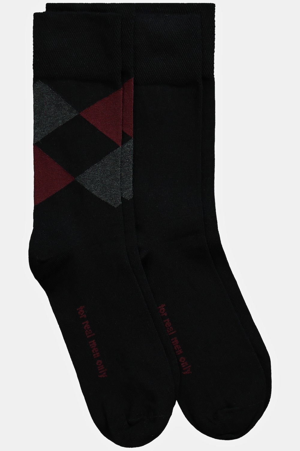 Grote Maten sokken, Heren, rood, Maat: 39-42, Katoen/Synthetische vezels, JP1880