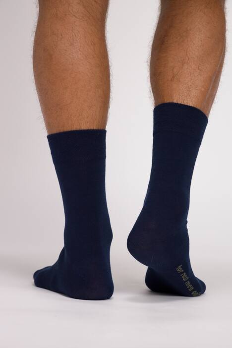 Sockor, 2-pack, rutmönster, komfortmudd