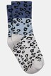 Leopard Print Crew Socks
