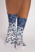 Leopard Print Crew Socks