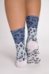 Leopard Print Crew Socks