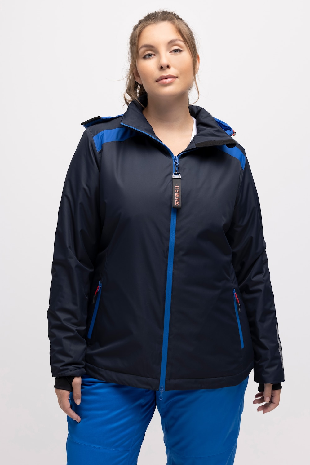 Große Größen HYPRAR Performance-Jacke, Damen, blau, Größe: 50/52, Polyester, Ulla Popken