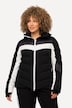 Chaqueta técnica, impermeable, cierre en los bajos, cremallera bidireccional