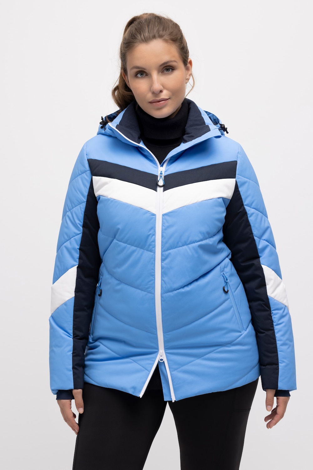 Große Größen Performancejacke, Damen, blau, Größe: 42/44, Polyester, Ulla Popken