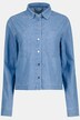 Jeansjacke, Boxy Fit, Hemdkragen, Rücken Falte, Langarm