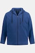 Veste à capuche en polaire à poches zippées - jusqu'au 8 XL