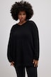 Pullover, Oversized, V-Ausschnitt, Langarm