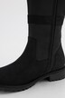Lederstiefel, XXL-Schaft, Ledermix, Fleecefutter, Weite H