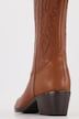 Botas estilo cowboy de cuero, ancho de caña 3 XL, bordados, anchura H