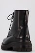 Botas, charol, cordones de alpinista, ancho H