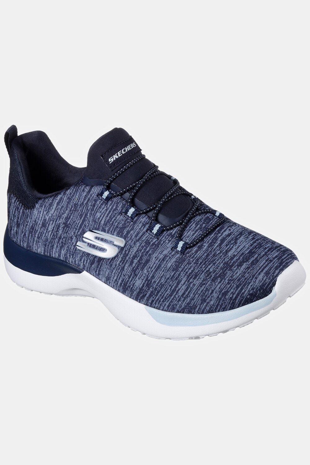 Grote Maten Skechers sneakers, Dames, blauw, Maat: 41, Polyester, Ulla Popken