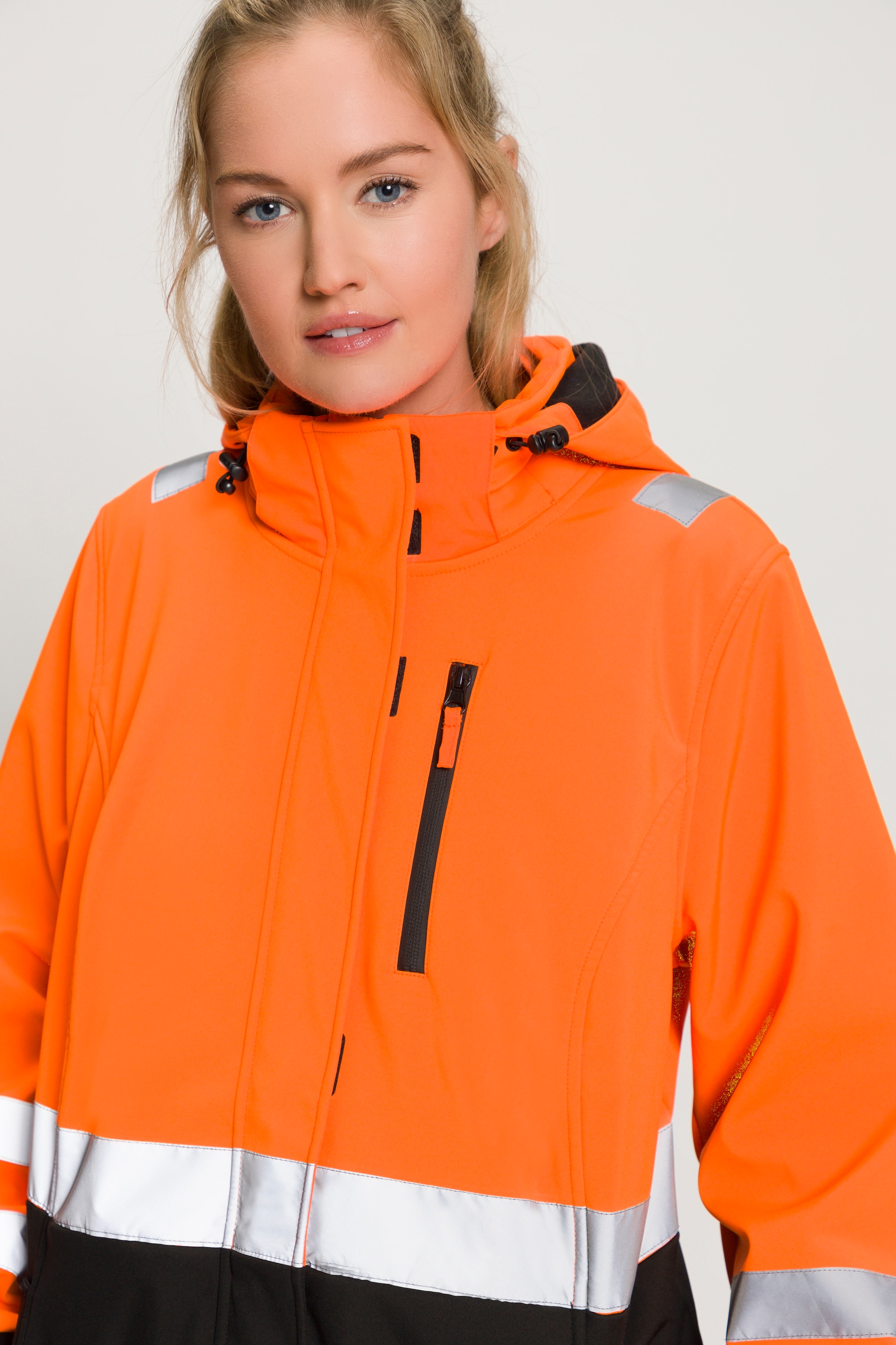 Ulla Popken Damen große Größen HYPRAR Softshelljacke wasserabweisend