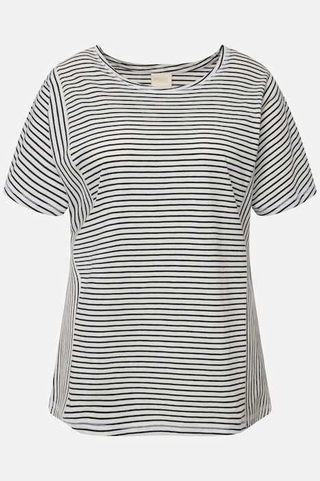 Eco Cotton Short Sleeve Striped Tee | T-Shirts | Knit Tops & Tees