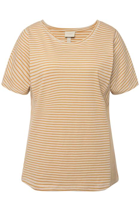 Tričko, proužky, kulatý výstřih, krátké rukávy, biobavlna