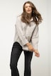 Skjortebluse, loose fit, pyttenitter, langærmet