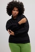 Sweatshirt, kængurulomme, overstørrelse, ståkrave, lange ærmer