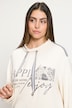 Sweat-shirt, Happiness, oversized, col rond, manches longues