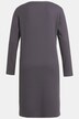 Waffle Texture Long Sleeve Stretch Knit Lounge Dress
