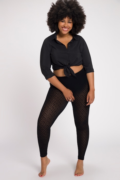 Plus-Size Leggings and Footless Tights