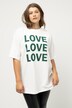 T-Shirt, Rundhalb, Halbarm, Oversized, Print