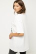 T-Shirt, Rundhalb, Halbarm, Oversized, Print