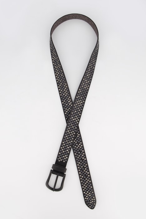 Cintura in pelle con borchie decorative, Cinture