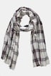 Checked Fringe Scarf