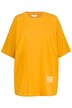 Tričko, oversize, nápis na lemu, kulatý výstřih, krátké rukávy
