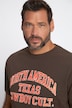 T-shirt, korte mouwen, gemêleerde jersey, ronde hals, t/m 8XL