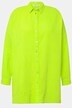 Blus, oversize, neonfärgad muslin, skjortkrage, lång ärm
