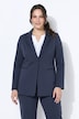 Blazer, Punto di Roma, A-Linie, Reverskragen, Stretch