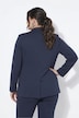 Blazer, Punto di Roma, A-Linie, Reverskragen, Stretch