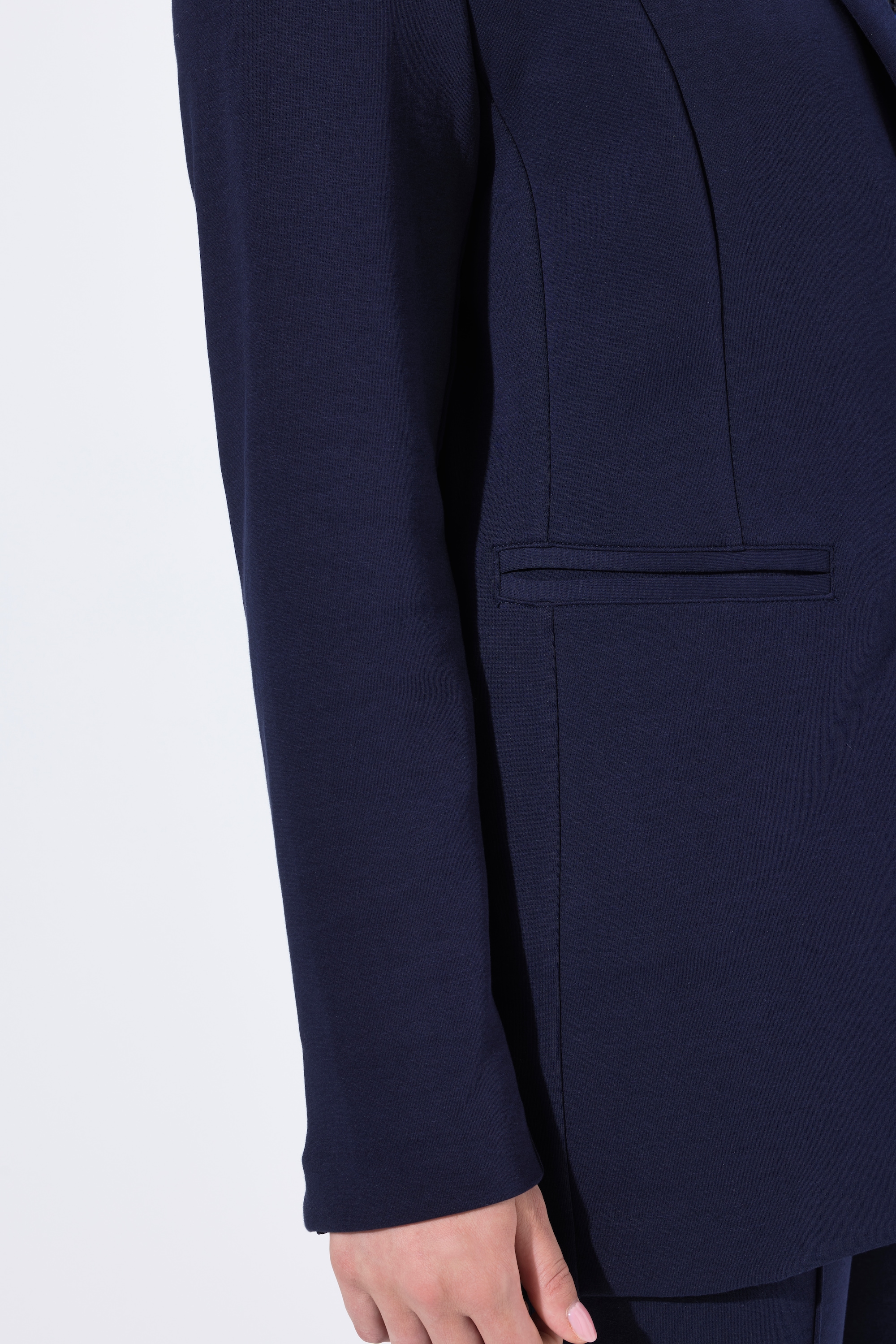 Ulla Popken Damen große Größen Blazer Punto di Roma A Linie Reverskragen