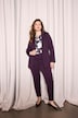 Blazer, Punto di Roma, A-Linie, Reverskragen, Stretch