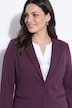 Blazer, Punto di Roma, A-Linie, Reverskragen, Stretch