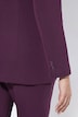 Blazer, Punto di Roma, A-Linie, Reverskragen, Stretch