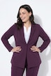 Blazer, Punto di Roma, A-Linie, Reverskragen, Stretch