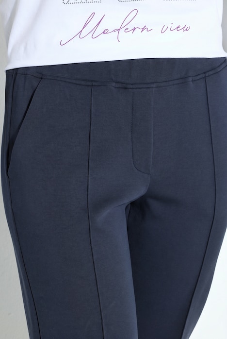 Hose, Punto-di-Roma-Jersey, konisches Bein, Elastikbund