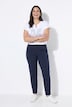 Hose, Punto-di-Roma-Jersey, konisches Bein, Elastikbund