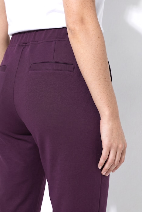 Hose, Punto-di-Roma-Jersey, konisches Bein, Elastikbund