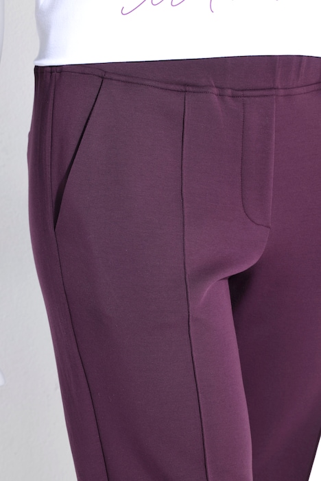 Hose, Punto-di-Roma-Jersey, konisches Bein, Elastikbund