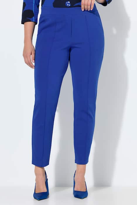 Hose, Punto-di-Roma-Jersey, konisches Bein, Elastikbund