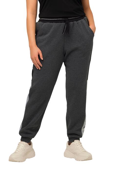 Teplákové kalhoty, LOVE, elastický pas, žebrovaný lem