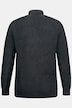 Pull camionneur au look vintage, empiècement avec col montant et zip