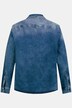 Jeanshemd, Overshirt, Langarm, Kentkragen, bis 8 XL