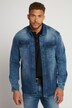 Jeanshemd, Overshirt, Langarm, Kentkragen, bis 8 XL