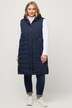 Long Mix Quilted Fully Lined Vest